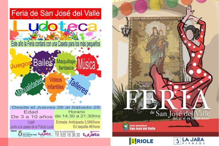 Cartel Feria San José del Valle 2022
