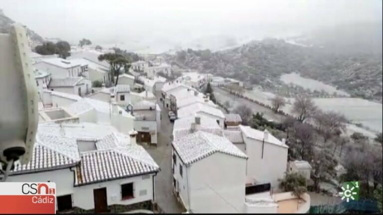 Nieve en la Sierra de Cádiz